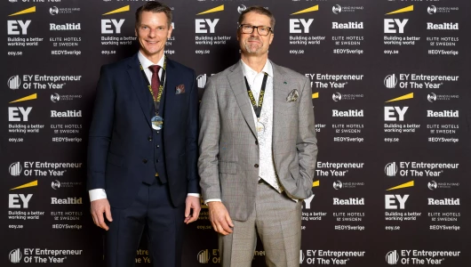 Torbjörn Gustafsson and Torbjörn Lindgren at EY Entrepreneur of the Year 2023