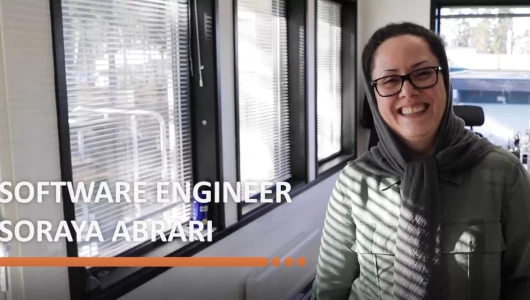 Porträtt av Soraya Abrari, mjukvaruingenjör Micropower Group