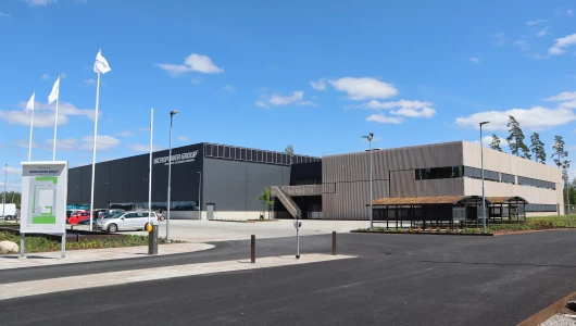 Micropowers batterifabrik i Öjaby