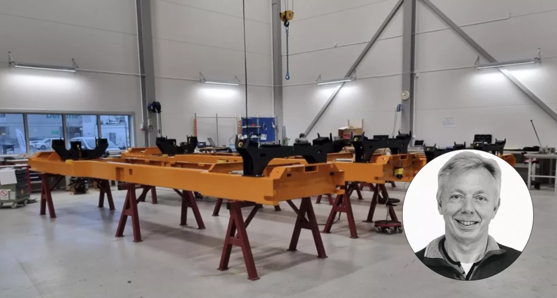 Atab maskin i fabrik
